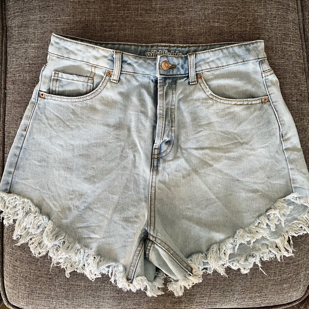 Wild fable high rise distressed shorts
